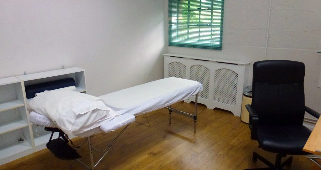 Treatment Room for Osteopath Heathfield