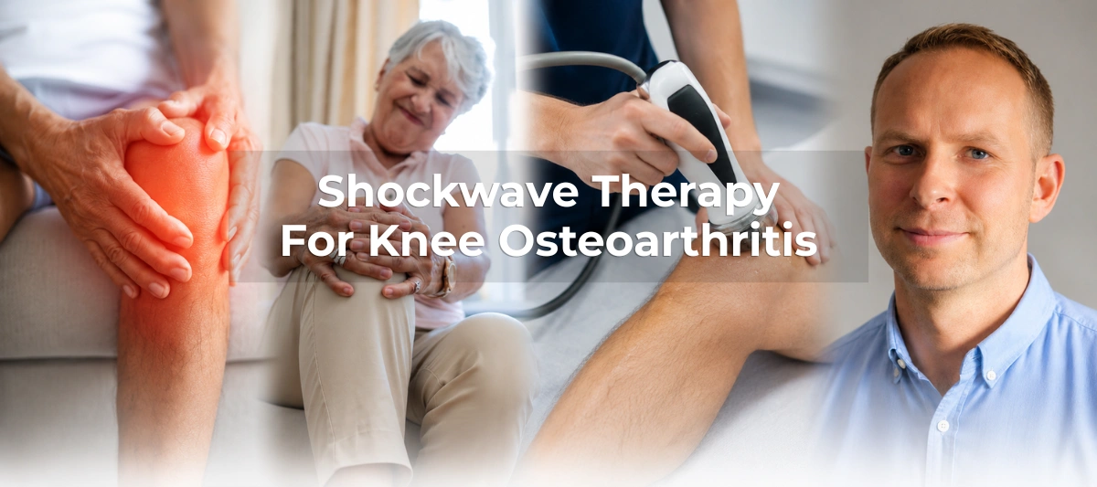 Shockwave therapy for Knee Osteoarthritis and knee pain with osteopath Dwaine Ford